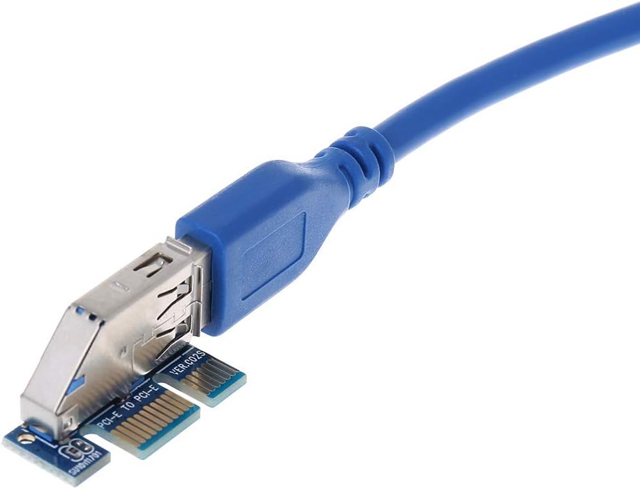 GMSP Add-on Card PCI Express USB 3.0 Adapter Raiser Extender,PCIE Riser Card USB 3.0,PCI-E SATA PCI E Riser PCI Express X1 to X4 Slot