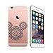 iPhone 6 / 6S, Cute Animal Mandala Lace Pattern Ultra Slim Silicone Phone Case Back Cover