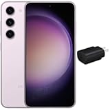 SAMSUNG Galaxy S23 5G (256GB, 8GB) 6.1" AMOLED 2X, 50MP Camera, Global Volte (Fully Unlocked for AT&T, Verizon, T-Mobile, Global) S911U (w/ 25W Super Fast Charger, Lavender) (Renewed)