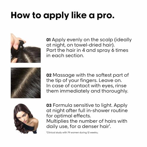 Image of L'Oreal Professionnel Serioxyl Advanced Hair Growth Serum for scalp | Powered by Stemoxydine 5% + Resveratrol | Stimulates dormant hair roots and thickens hair fibre | Hairgrowth serum for men and women