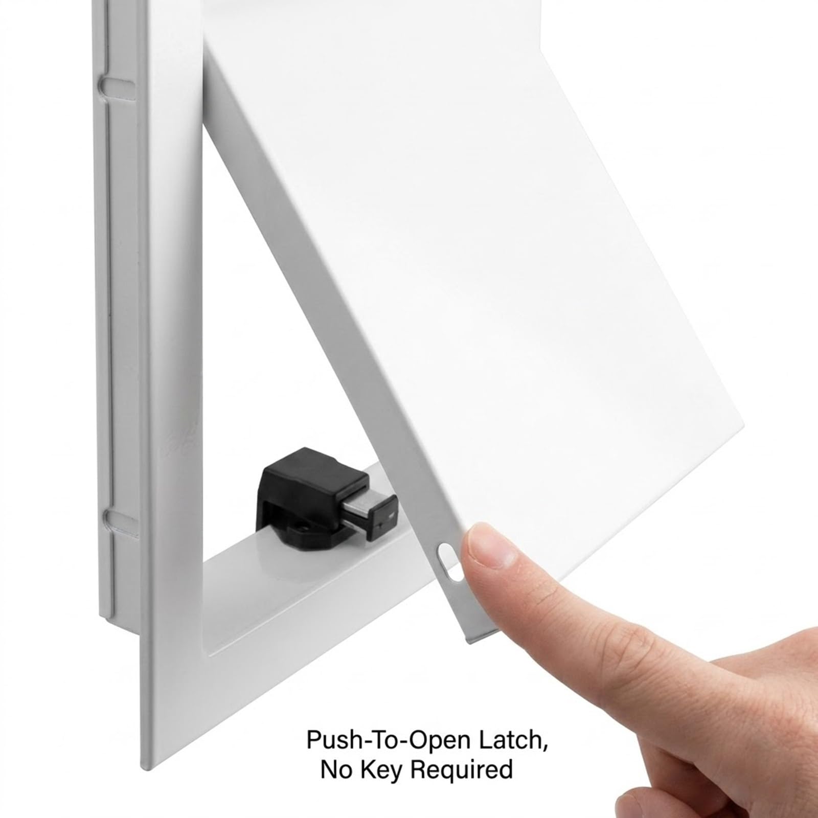 Trampilla Pladur Aluminio Puerta De Inspección Blanco Panel De Acceso Para Instalación De Fontanería Y Electricidad Techos Paredes Tapa De Mantenimiento HVAC Cables(25x30cm)