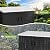 Greesum Outdoor Horizontal Storage Box, 34 Cu Ft Storage Shed,Weather-Resistant Storage Cabinet, Lockable and Waterproof, Sutiable for Trash Can, Garden Tools, Pool Supplies, Black