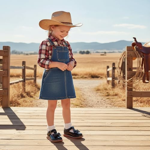 Image of Flaryzone Toddler Little Girl Mary Jane School Uniform Oxfords Flat Dress Shoes