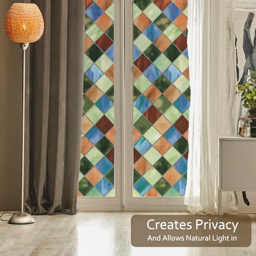 Película para ventana con privacidad diseño retro 16.93'' miniatura 6