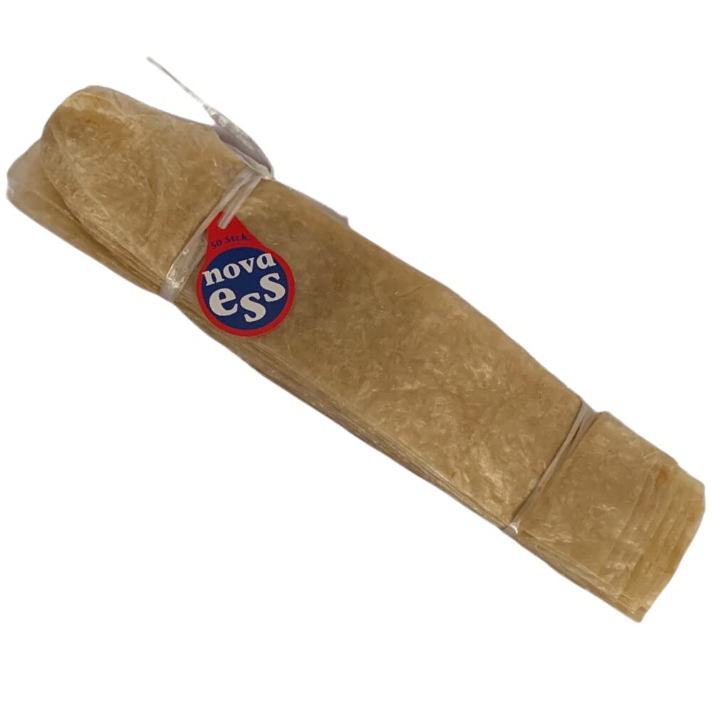 50 Stück geklebte Schafsaitlinge Kaliber 43/30 für Rohwurst Saitling Schafsdarm Naturdarm getrocknet | wurstmacher-shop by trümper HALLENDO®