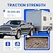 ECOTRIC Complete Gooseneck Trailer Hitch Kit Compatible with 2003-2012 Dodge RAM 1500 2500 3500 30000 LBS Black