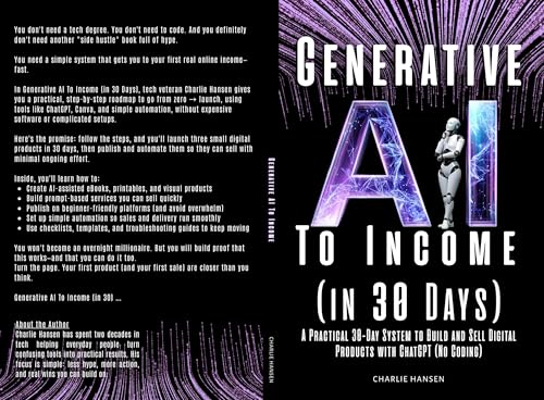 Generative AI To Income: A Practical 30-Day System to Build and S...