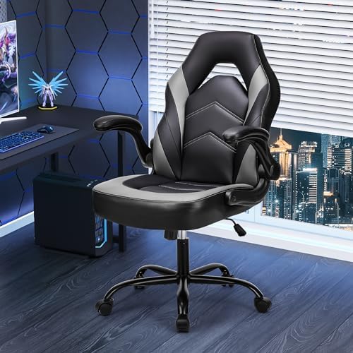 NEWBULIG Computer Gaming Desk Chair - Big Tall Ergonomic Lumbar S...