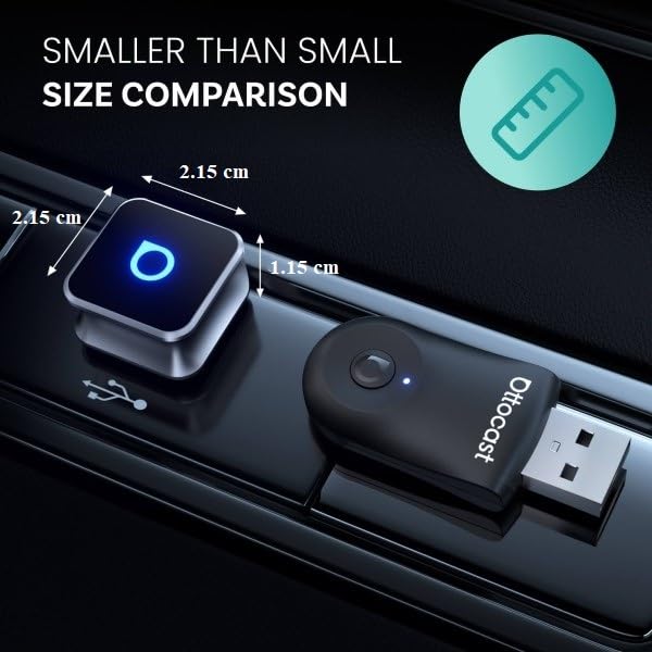 Adattatore Wireless CarPlay e Android Auto per Auto – Connessione Senza Cavi, Plug & Play, Compatibile iPhone & Android – CubeLink 2