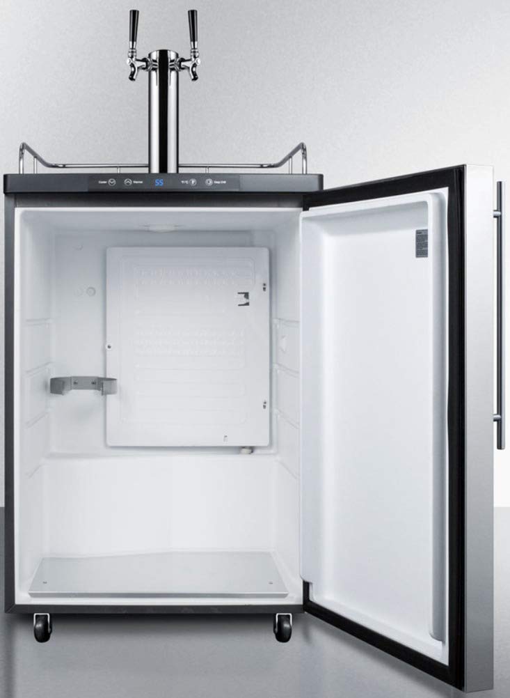 Summit Sbc635msshvtwin Wine Dispenser, Stainless-Steel on Fridge.com - View 3