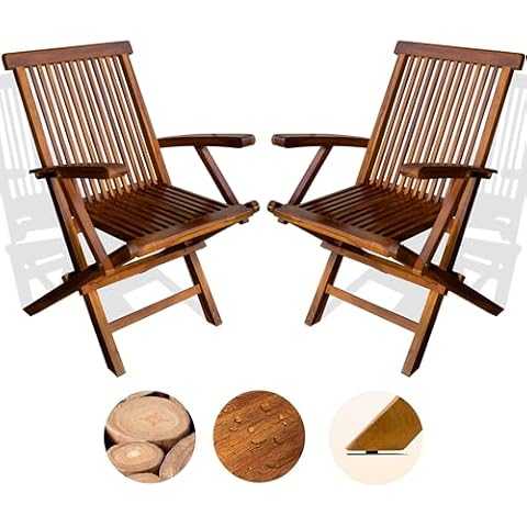Teak Folding Chair by The Teaky Hut Cover
