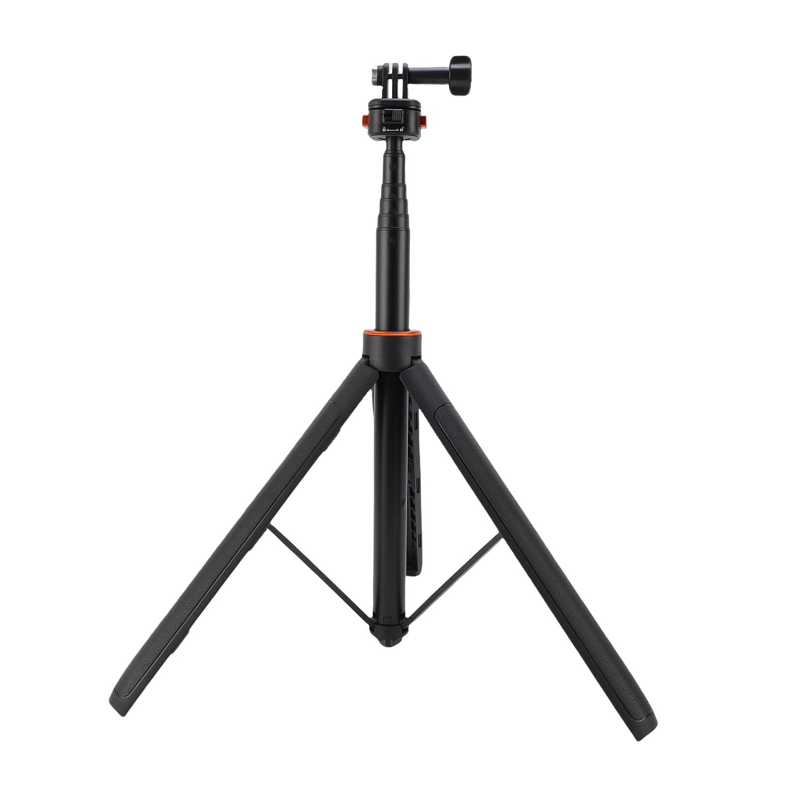 XUMIUZIY Treppiede per Action Camera con Bastone Selfie, Asta Estensibile | Treppiede in lega di alluminio, vite da 1/4 di pollice a rilascio rapido, adatto per DJI Osmo Pocket 3, Insta360 e GoPro
