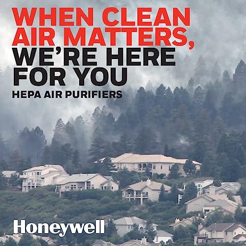 Honeywell Hpa5300 Insight Hepa Air Purifier With Air Quality Indicator And Auto Mode, Allergen Reducer For Extra-Large Rooms (500 Sq Ft), Black - Wildfire/Smoke, Pollen, Pet Dander & Dust Air Purifier #TOP3