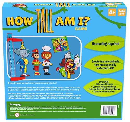 How Tall Am I - Juego de medir para preescolar miniatura 4