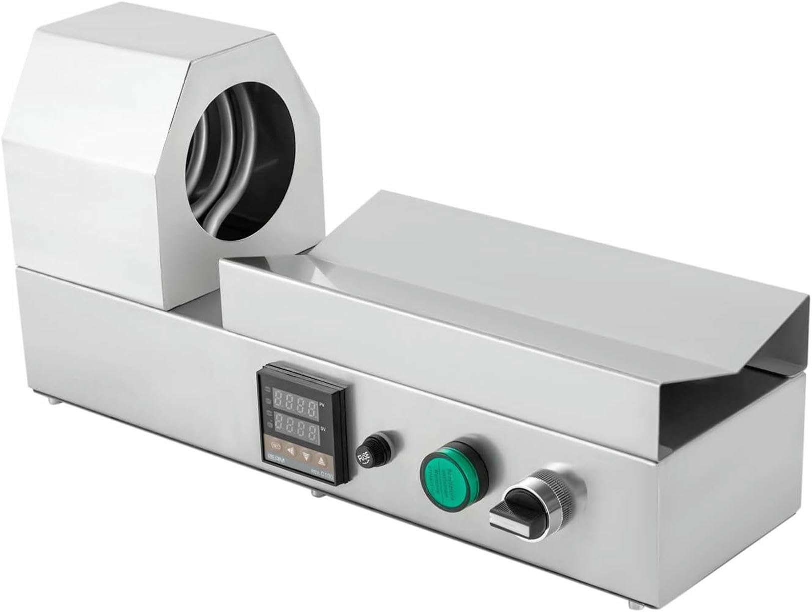 YXZQLOZ Electric heat shrink machine with digital display, designed for sealing and packaging bottle sleeves.