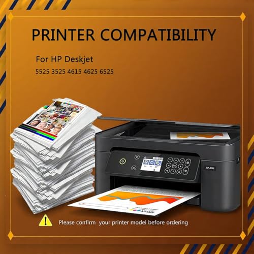 Image of CANOFF Compatible Ink Cartridges for HP Deskjet 685 XL, 4-Pack (Black, Cyan, Magenta, Yellow), High Yield