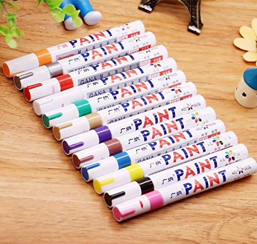 Stylo peinture multifonctions pour album photo et graffiti créatif avec 12 couleurs