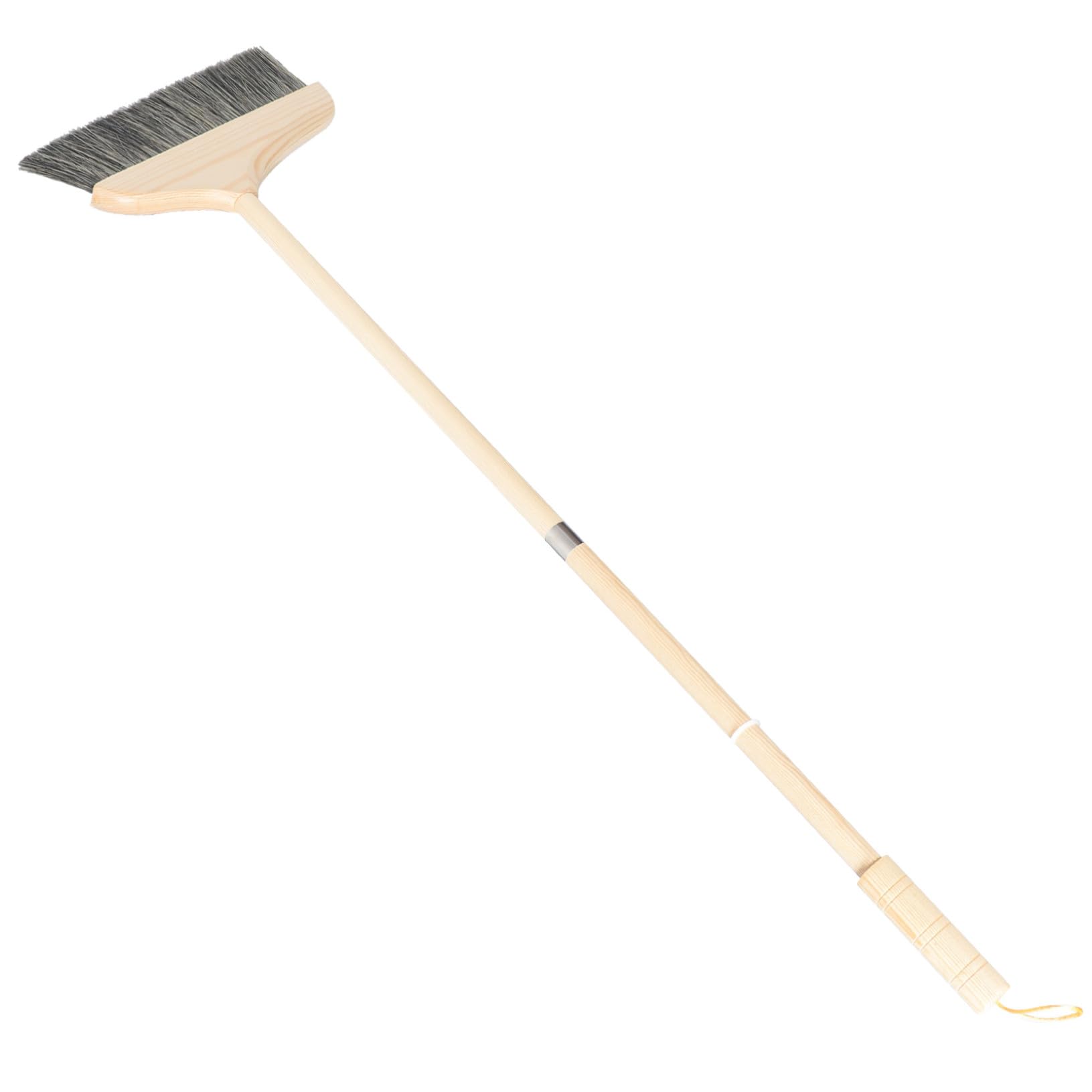 Scopa a Setole Morbide Manico, Legno, Staccabile