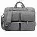 Produktbild CoolBELL umwandelbar Messenger Bag Aktentasche Rucksack Herren Umhängetasche 17,3 Zoll Business Backpack Laptoptasche Notebook Schultertasche Kuriertasche Mehrzweck Reiserucksack(Grau)