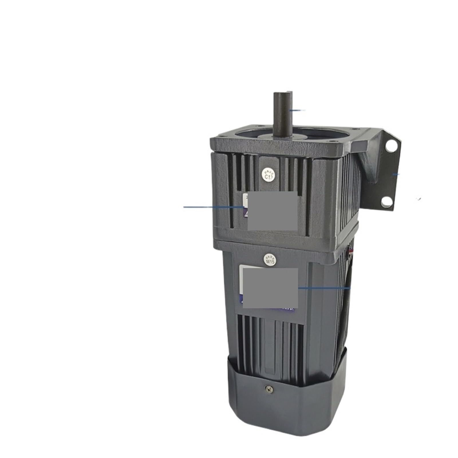 ANERTQUIH Asynchronous Motor Micro Speed Control Brake 6-400W Frequency Conversion 380V Three-Phase Gear AC(400Wgovernor,5)