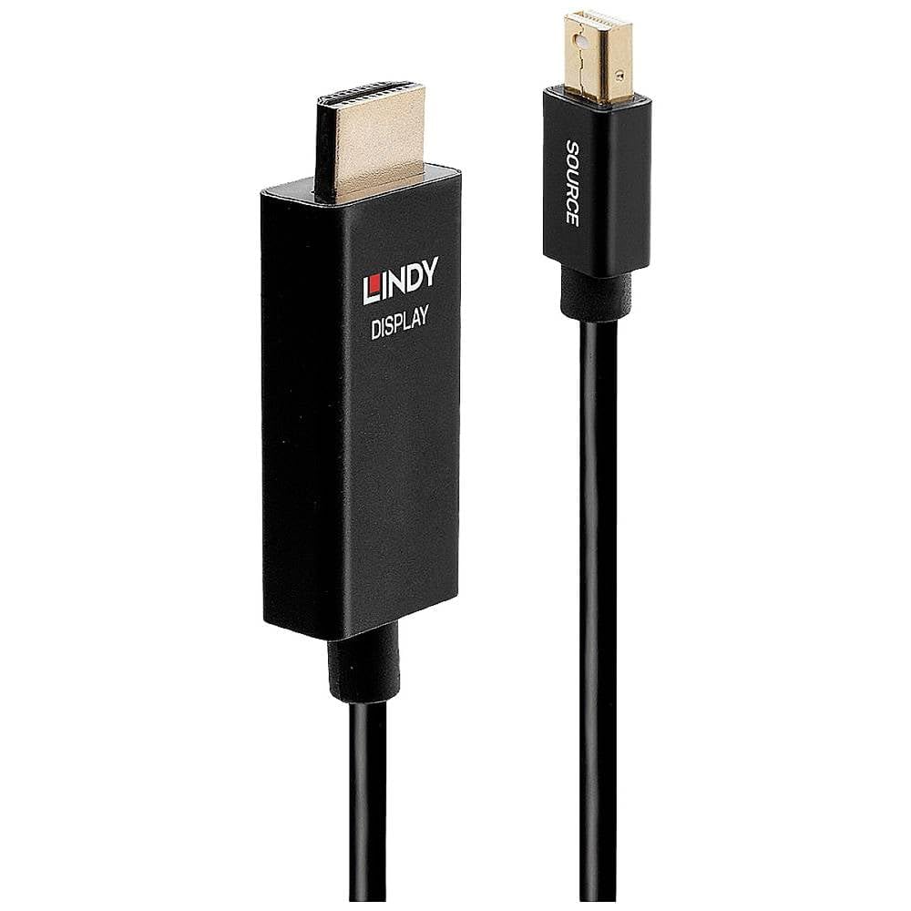 LINDY Câble Actif Mini DisplayPort vers HDMI avec HDR, 3m