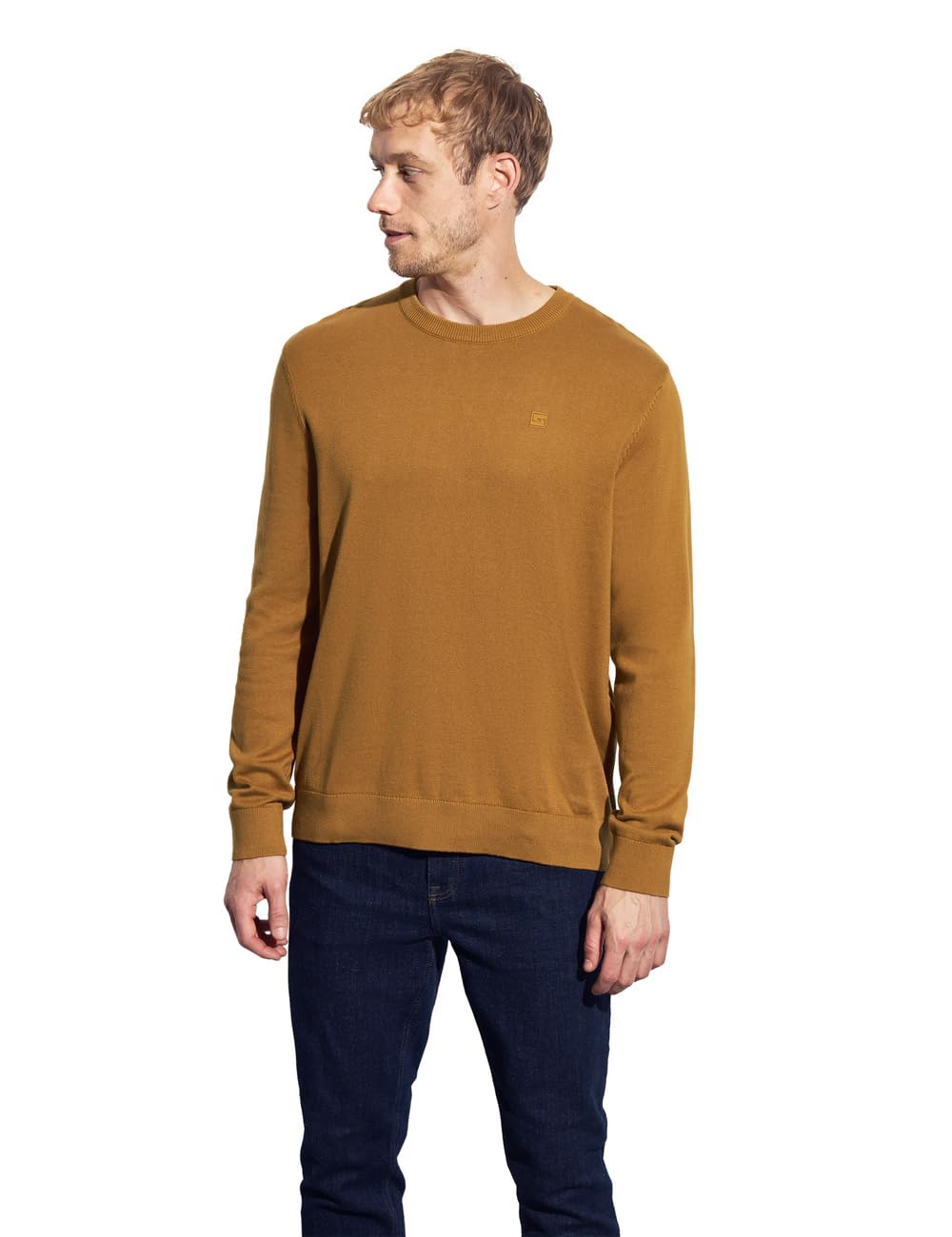 Street One MEN Herren Basic Baumwoll Pullover