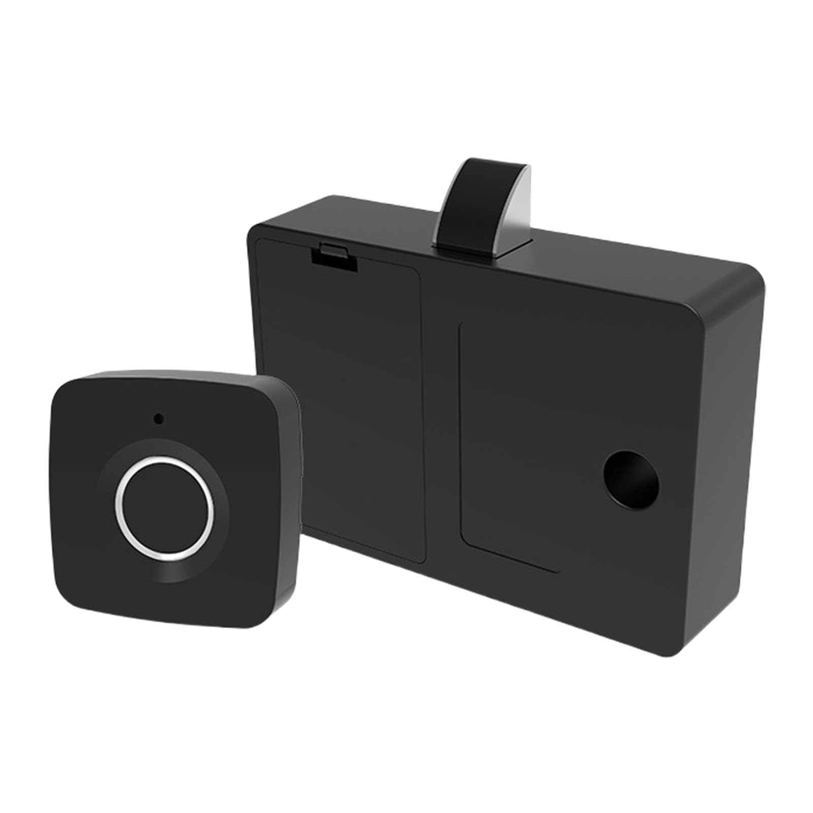 Practical Wood Furniture Fingerprint Cabinet with Automatic Locking and Emergencys Morses Code Unlocks Electronics Fingerprint