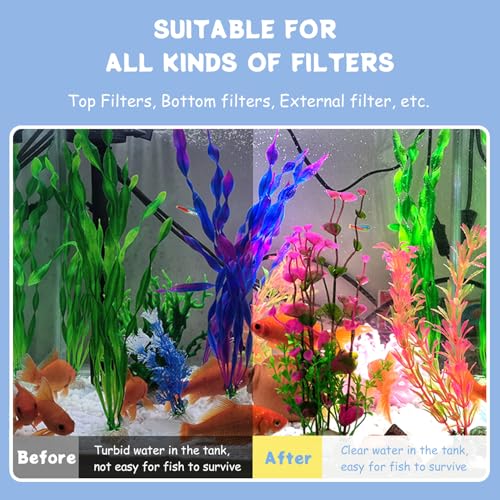 Image of SHIGATSU 18 Pack Aquarium Bio Media Ceramic Filter Media Blocks for Marine and Freshwater Pond Fish Tank, Aquarium Filter Media