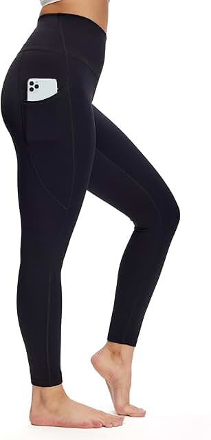 NANJI High Waisted Leggings with Pockets for Women - Buttery Soft, Stret...