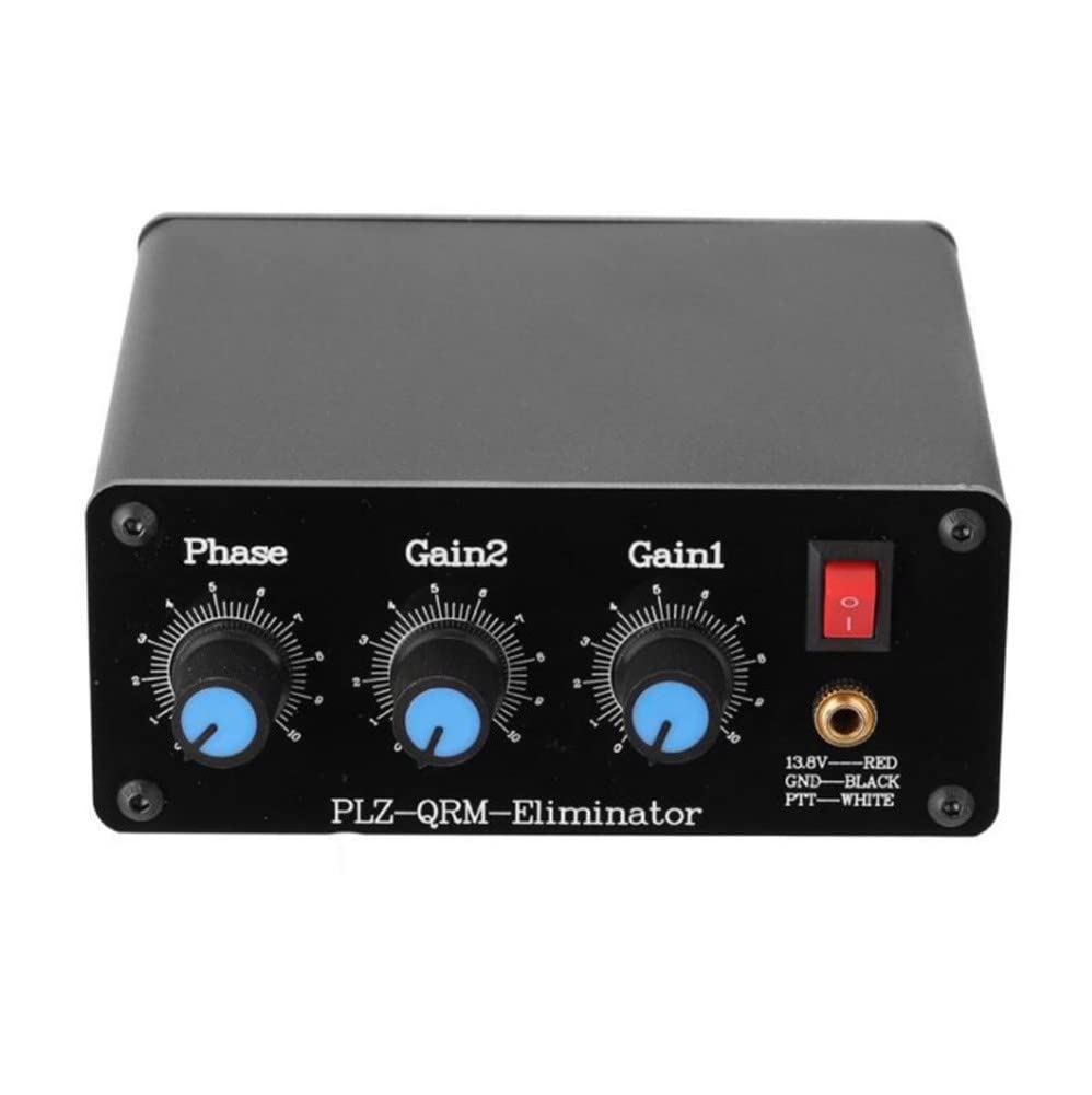 SPORTARC Qrm Canceller mit 3P Power Control Cable, Qrm Eliminator X-Phase 1-30Mhz Hf Bands Built-In Ptt Control Plz-Qrm-Eliminator