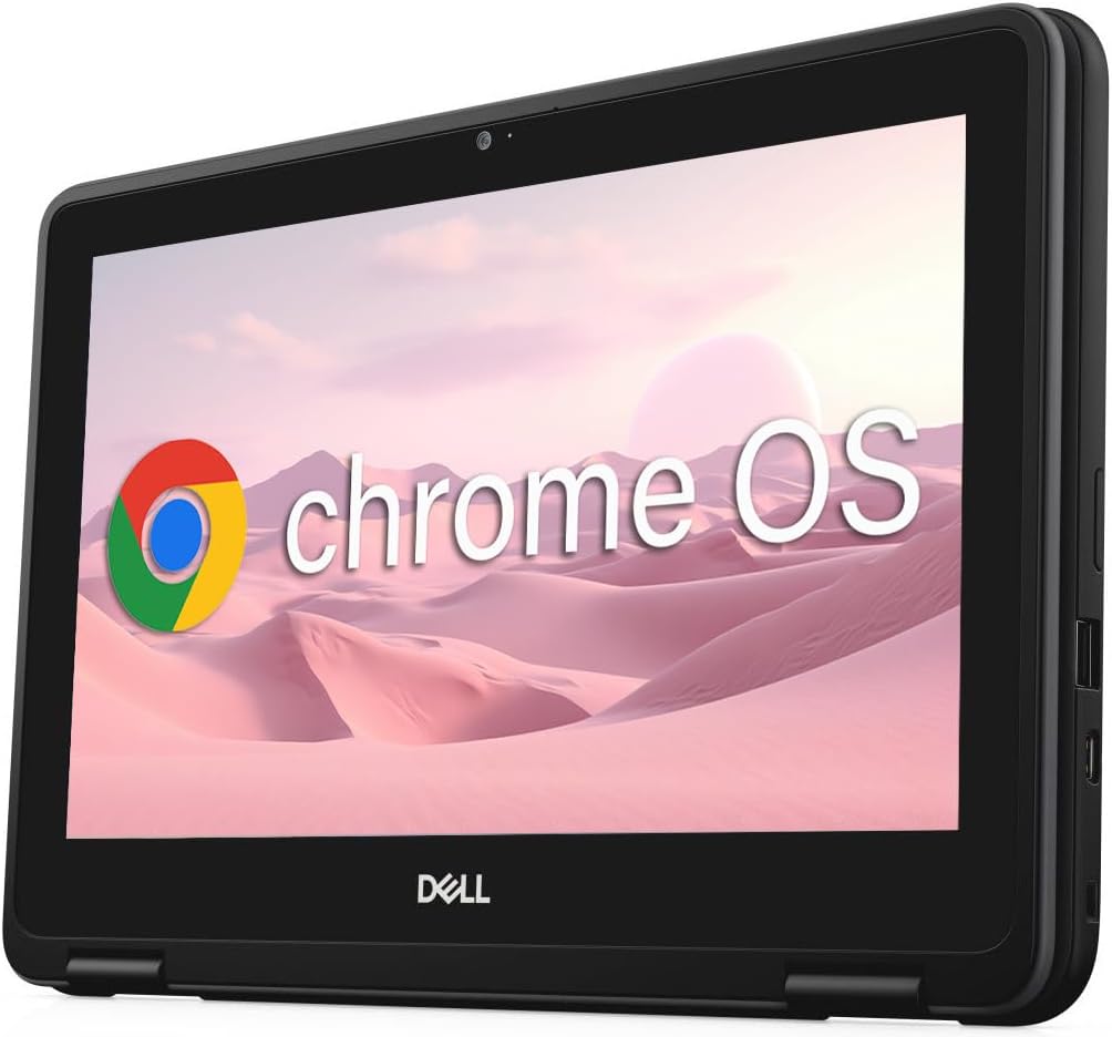 Dell Chromebook 11 3100 2-in-1 11.6" Touchscreen Laptop Computer, Celeron N4000, 4 GB RAM, 32 GB eMMC, Type-C, Japanese Keyboard, Chrome OS (Renewed)