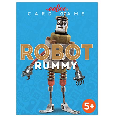 Juego de cartas Robot Rummy eeBoo para niños miniatura 2