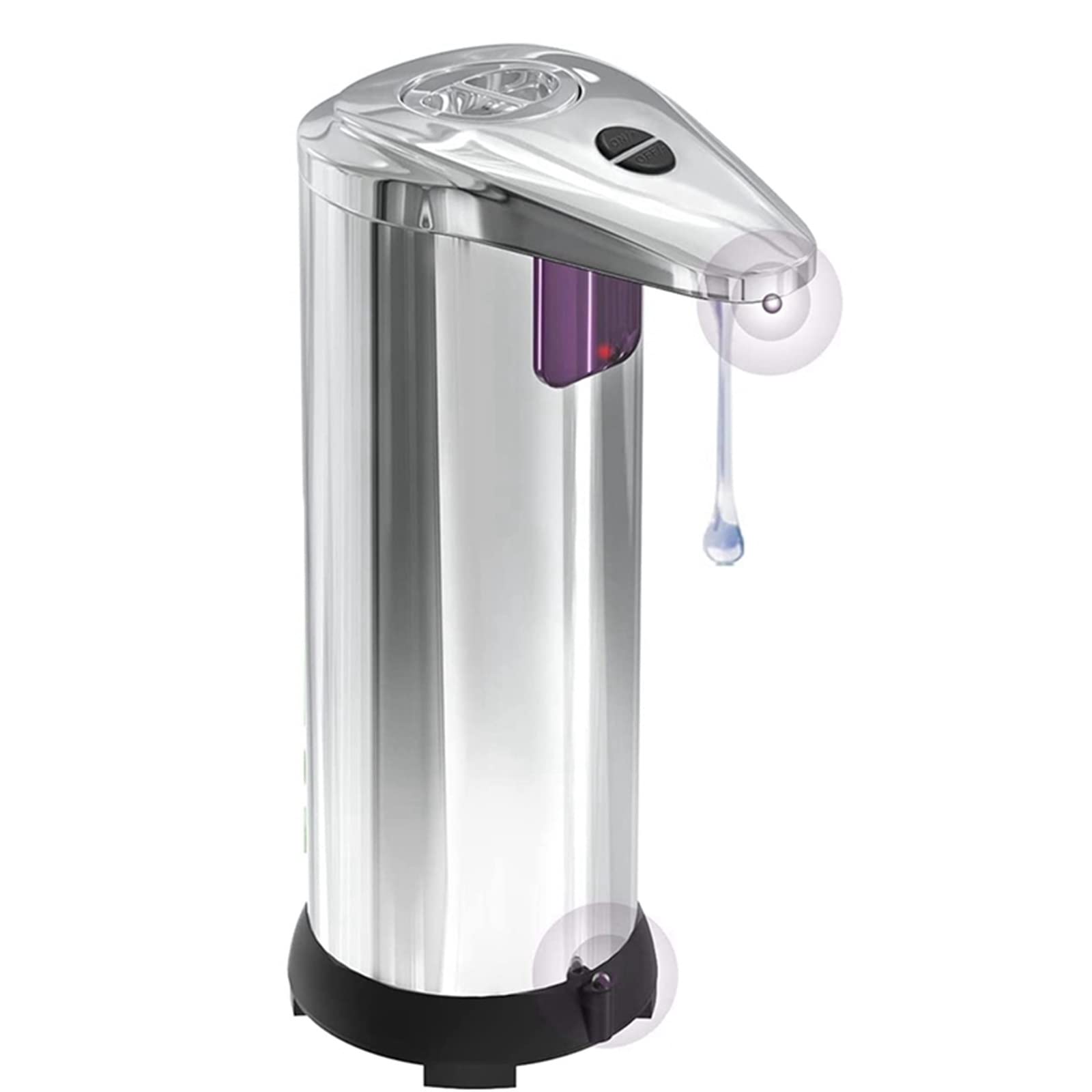 Distributeur savon automatique réglable pour éviter le gaspillage de liquide
