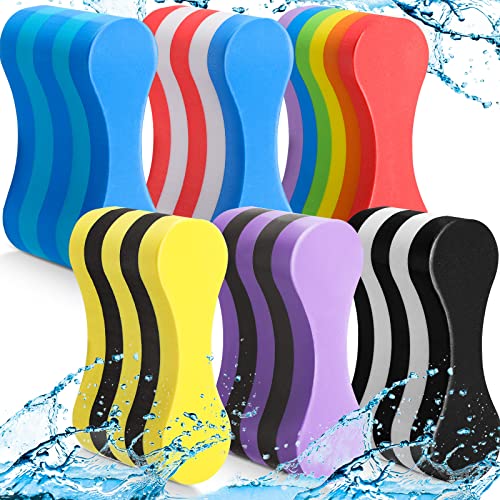 6 pcs Pull Buoy Swimming Pull Float EVA Foam Pull Buoy Leg Float ...