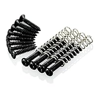 VANSON Humbucker Pickup Mounting Ring Set 4 x High Quality Philips-Threaded Dome-Headed Pickup Mounting Screws & 4 x Humbucker Springs M3 (approx 2.70mm) Diameter Shaft x 27mm Length (Tip to Base of Head); Head Diameter is 5mm 8 x Mounting Ring Screw...