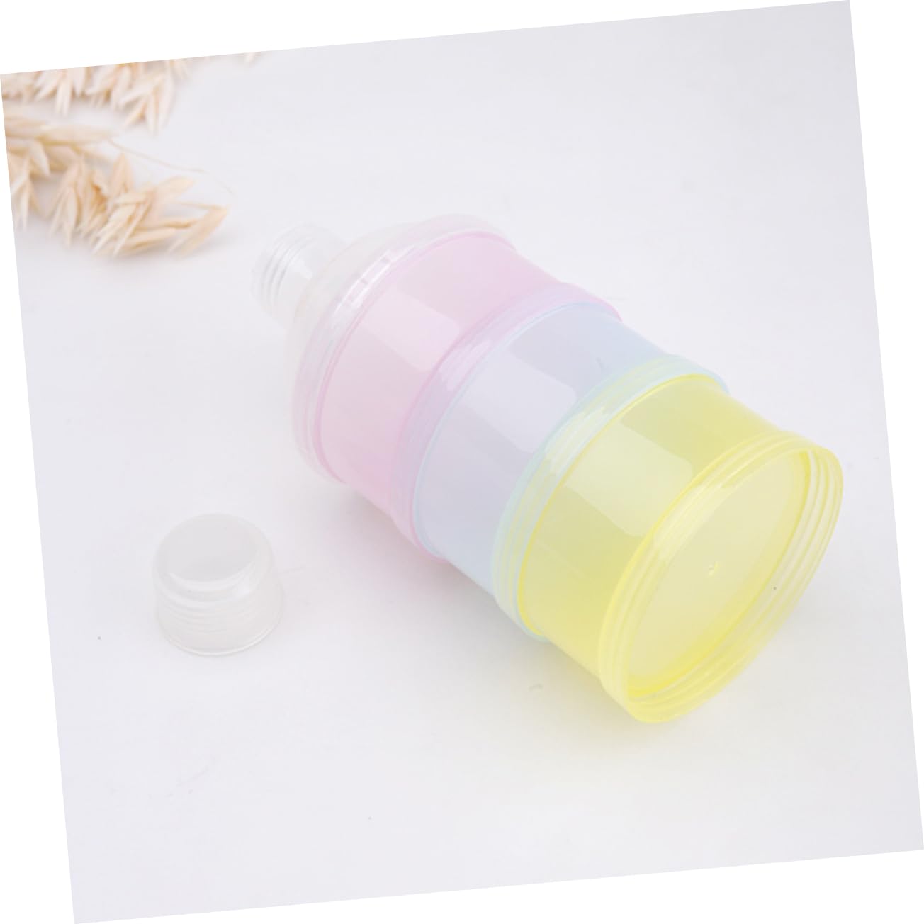 GALPADA Formula Dispenser Stackable Milk Powder Storage Container Portable Snack Cups for Travel Food Storage