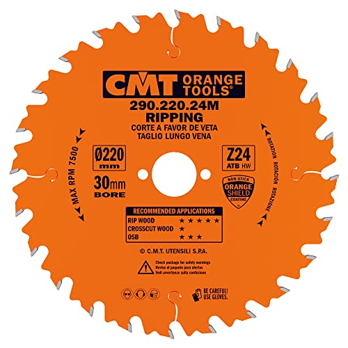 CMT 290.220.24 M Ripping Blade D-220 B-30 K-2,8 P-1,8 24 mm, Steel