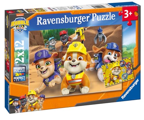 Puzzles 2x12 pièces : Rubben 'équipe en action ! Ravensburger France - vue 5