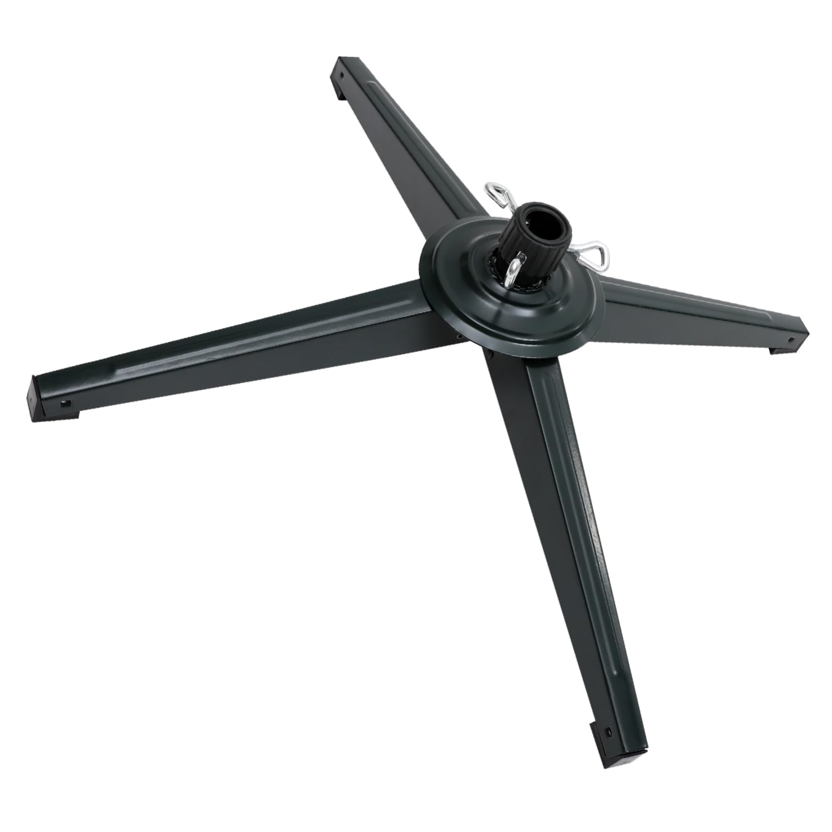 Cabilock Christmas Tree Stand Iron Metal Bracket with Screw Plate for Artificial Xmas Trees Base for Home Holiday Decoration