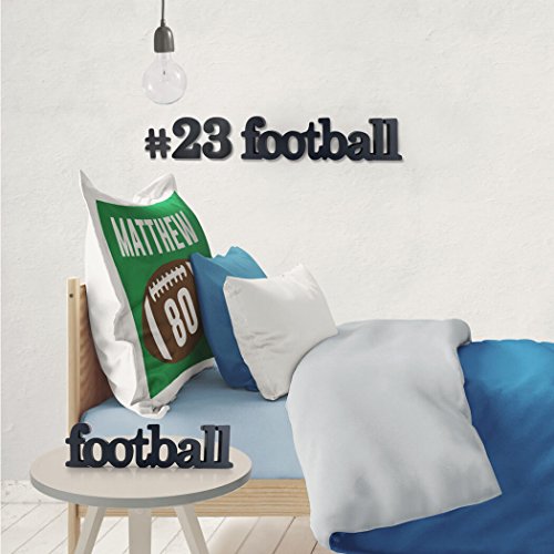 Chalktalksports Football Wood Words Ready To Autograph | Football Sign & Decor #TOP4