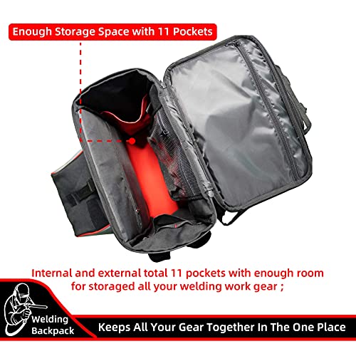 Melotough Welding Tool Backpack Extreme Gear Pack With Helmet Catch #TOP4