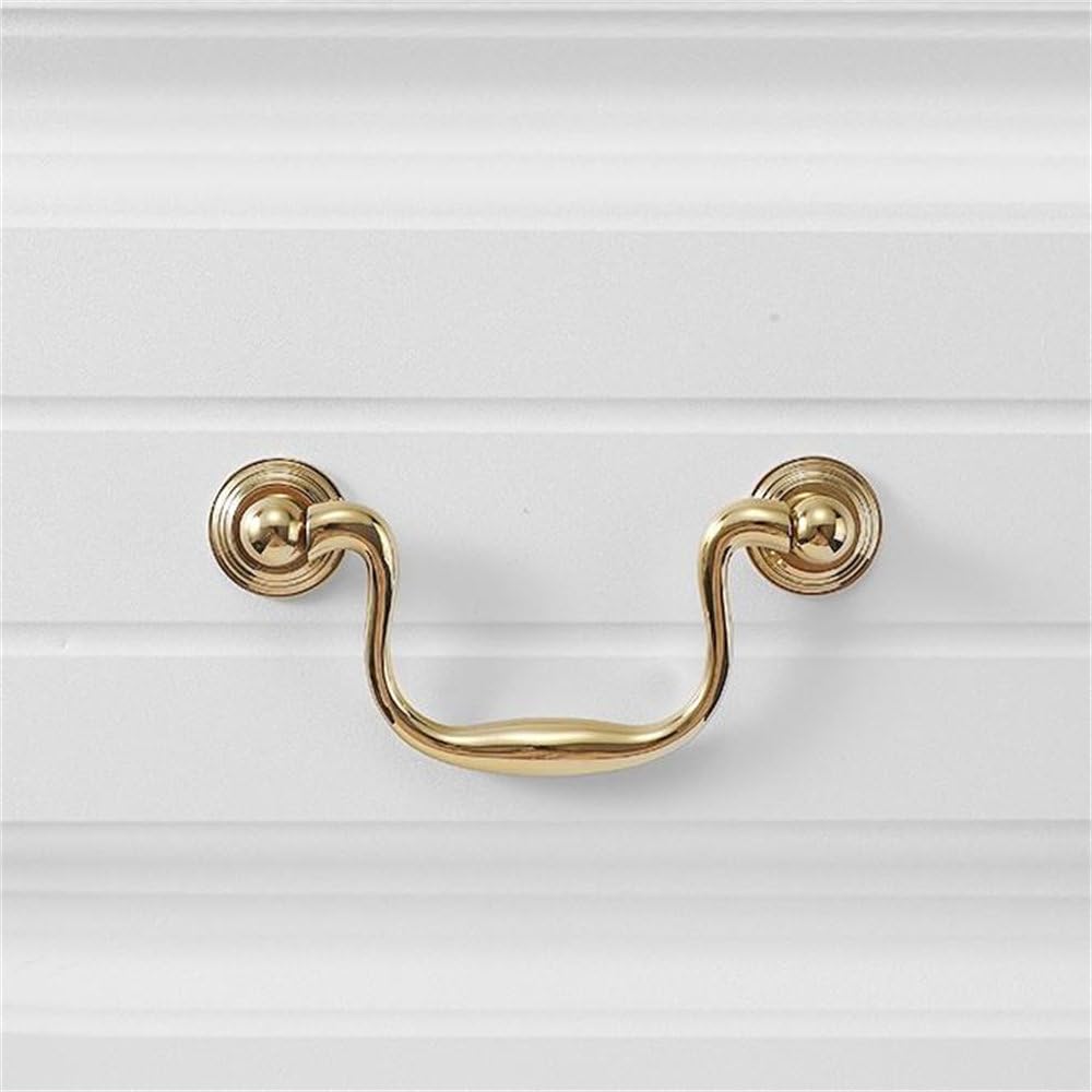 Pendentif de garde-robe or brillant 96mm pour remplacer vos vieilles poignées