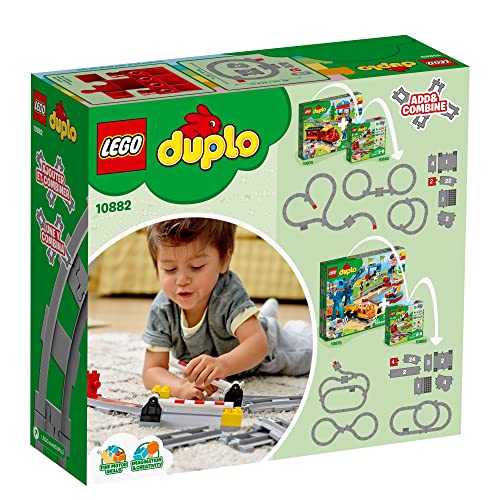 LEGO Duplo 10882 - Eisenbahn Schienen Erweiterungsset (23 Teile) - 2018 – Ansicht 3