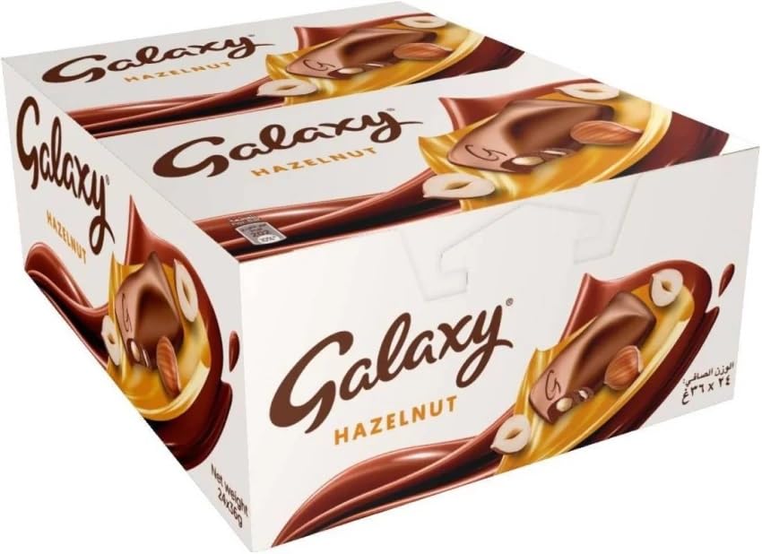 See full amazon price history chart for Galaxy Smooth Milk Chocolate Crispy Hazelnut Pieces Enjoyed as a Snack or Dessert 24 X 36g Box (Imported) Galaxy Smooth Milk Chocolate Crispy Hazelnut Pieces Enjoyed as a Snack or Dessert 24 X 36g Box (Imported) (B0CTQZ9X13) Amazon Price History, Amazon Price Tracker