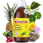 NUTREA PRO® Integratore naturale liquido con Bromelina, Tarassaco, Betulla, cardo Mariano e altri 11 Estratti Naturali ad Alta Concentrazione | Gusto Arancia 500 ml, formula completa