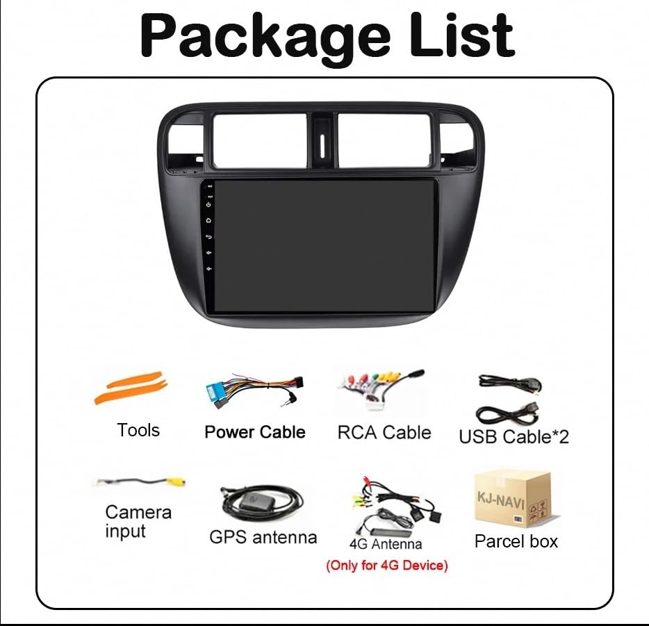 GPS Poids Lourd Écran Tactile 3D pour Honda Civic 1995-2001 Solution Guide - 6