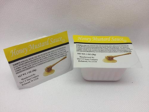 C F Sauer Foods Mustard Honey Cup, 1 Ounce - 100 per case.