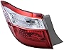 Anzio Compatible with 2014-2016 Corolla Tail Rear Brake Stop Light Taillamp Cover (Left Driver Side)