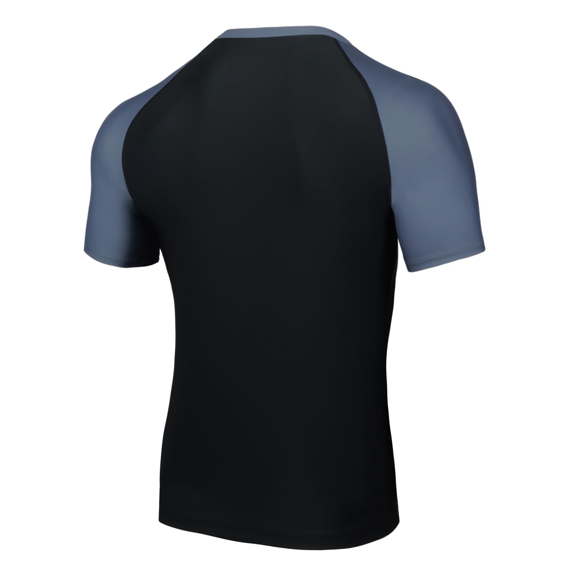 AMZSPORT Camiseta Rash Guard para Hombres, Protección UV UPF 50+, Camiseta de Manga Corta, Chaleco de Protección Solar de Secado Rápido para Natación, Surf, Pesca, Correr