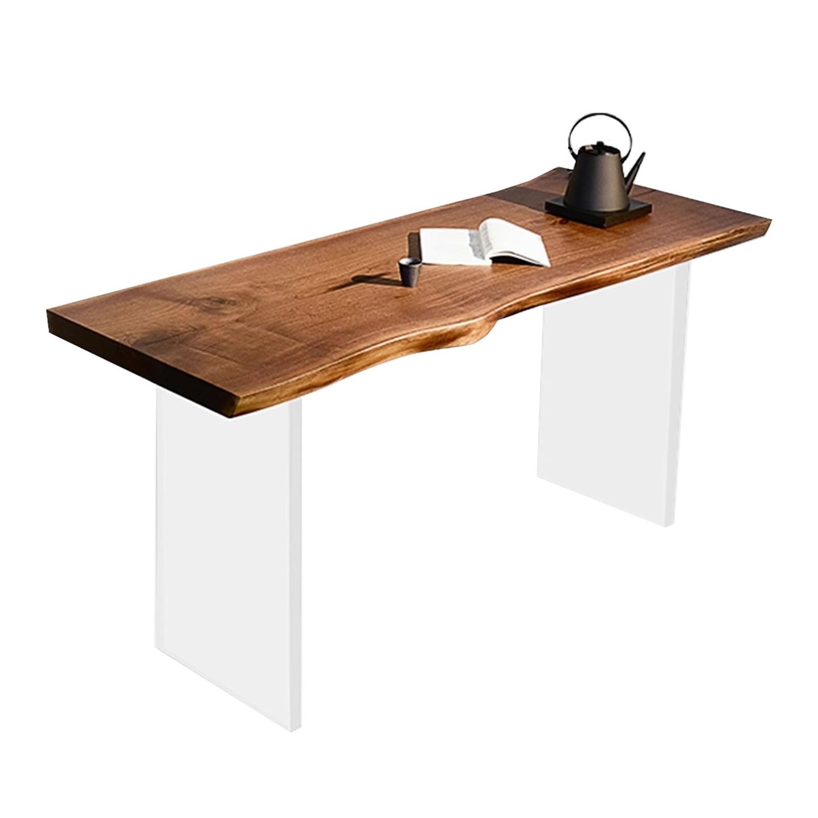Acrittura Scrivania in legno in stile semplice, ampia scrivania(M)